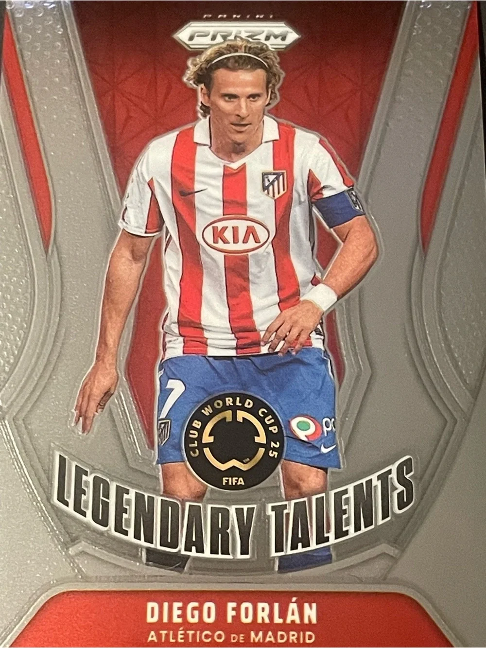 2025 Prizm FIFA Club World Cup Diego Forlán Legendary Talents #2 Insert Card